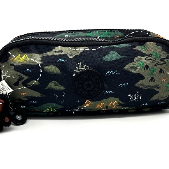 Kipling GITROY Large Pen Case Pouch, Camo Treasure - NEW - Picture 12 of 13